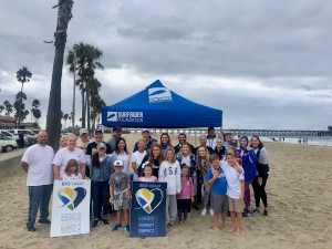 BIG HEART Beach Clean Up display