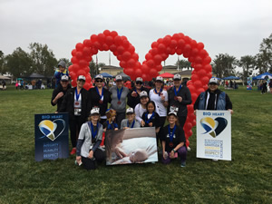 Little Heart Warriors display