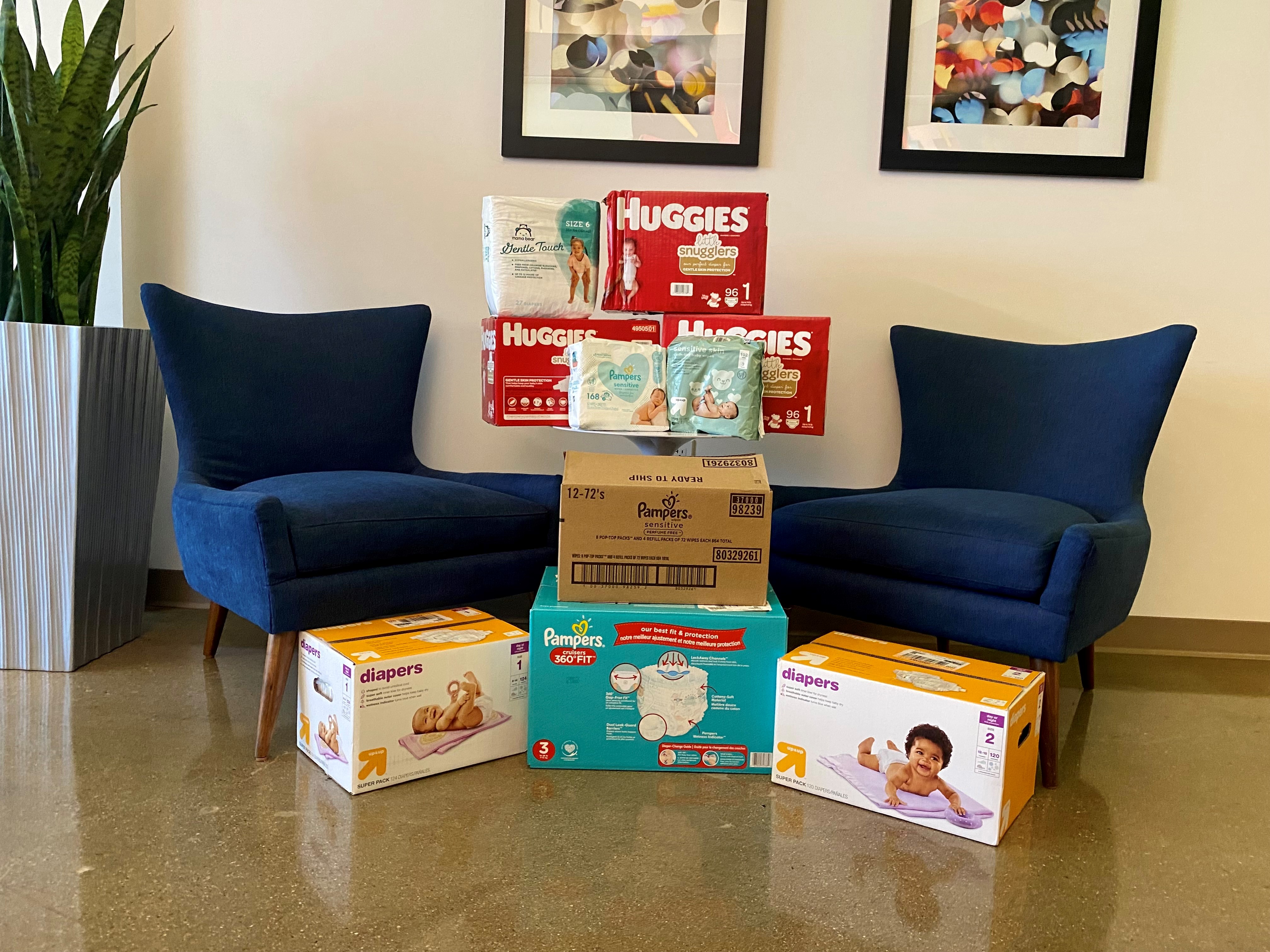 BIG HEART in support of HomeAid OC display